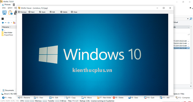 duyệt ảnh nhanh trên Windows 10 nhanh như trên Windows 7