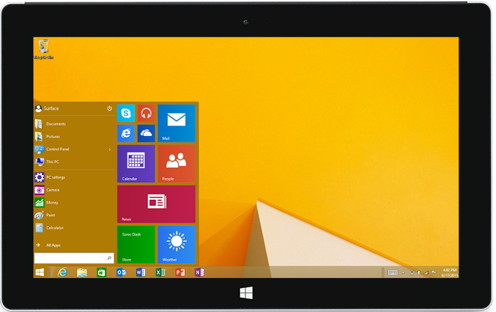 Windows 8.1 RT ảnh từ Microsoft